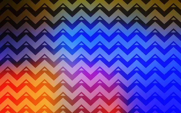 Светлый Многоцветный Векторный Фон Треугольниками Линиями Блестящие Абстрактные Иллюстрации Треугольными — стоковый вектор