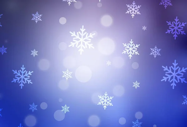 Modèle Vectoriel Violet Clair Dans Style Noël Design Coloré Dans — Image vectorielle