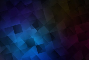 Çokgen biçiminde koyu mavi vektör arkaplanı. Dikdörtgenli soyut gradyan çizimi. İniş sayfası için modern şablon.