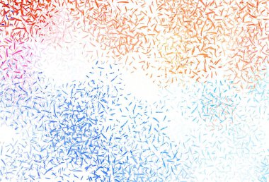 Tekrarlanan çubuklarla ışık çokrenkli vektör şablonu. Renkli çubuklarla, soyut çizimler. Reklamınız, posteriniz, afişiniz için en iyi tasarım.