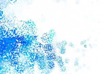 Wry çizgileri olan hafif Mavili vektör arkaplanı. Yaratıcı illüstrasyon, yarım tonlu ve eğimli. Tasarımınız için renkli dalga deseni.