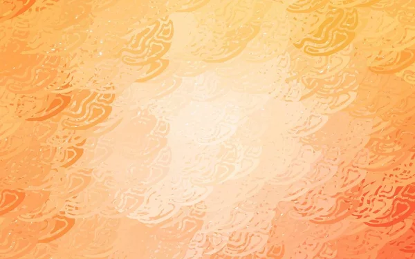 Světle Oranžová Vektorová Textura Abstraktními Poly Tvary Ilustrace Barevnými Tvary — Stockový vektor