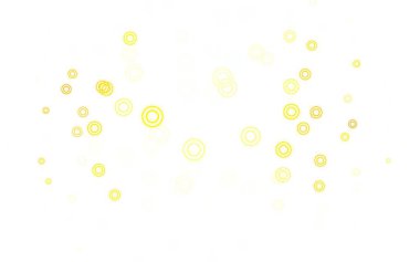 Açık yeşil, benekli sarı vektör arka plan. Doğa tarzında renkli baloncuklu soyut illüstrasyon. Duvar kağıtlarının dokusu için desen.