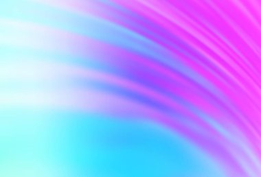 Açık Pembe, Mavi vektör soyut bulanık düzen. Parlak renkli bir illüstrasyon. Marka kitabınız için yeni biçim tasarımı.