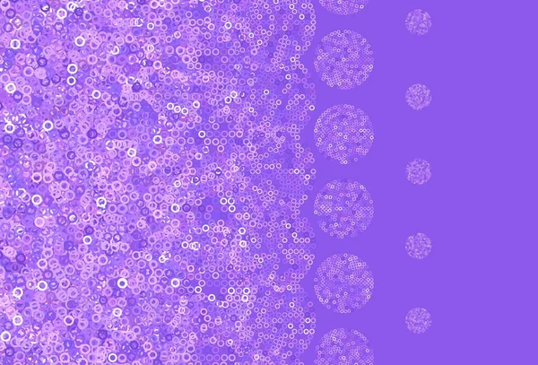Texture Vectorielle Violet Clair Avec Disques Design Décoratif Flou Dans — Image vectorielle
