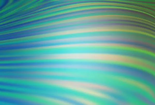 Hellblaues Grünes Vektorlayout Mit Flachen Linien Leuchtend Farbige Illustration Mit — Stockvektor
