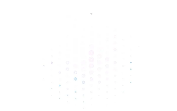 Ανοιχτό Ροζ Μπλε Διανυσματική Διάταξη Σχήματα Κύκλου Όμορφη Έγχρωμη Απεικόνιση — Διανυσματικό Αρχείο