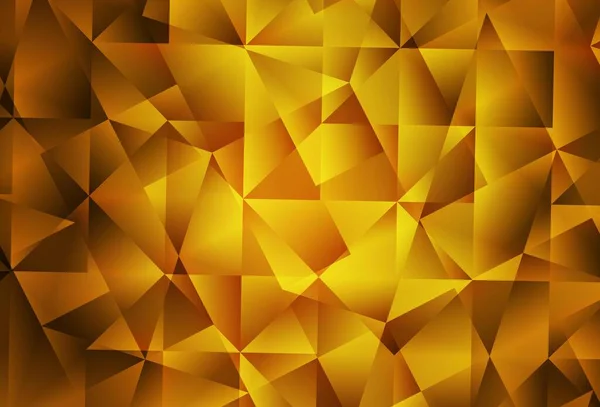Dark Orange Vektor Abstrakten Mosaik Hintergrund Moderne Abstrakte Illustration Mit — Stockvektor
