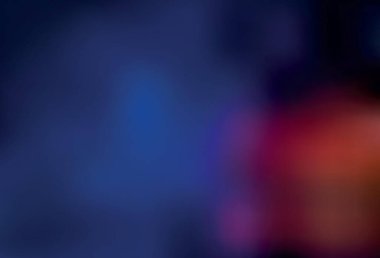 Koyu mavi, kırmızı vektör soyut bulanık görünüm. Gradyan tasarımlı, soyut, ışıltılı çizimler. Bir cep telefonu için arka plan.