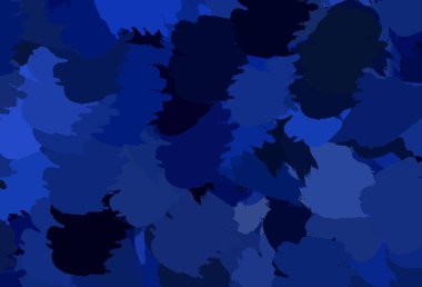 Soyut şekilli hafif BLUE vektör arkaplanı. Renkli rastgele şekillerle modern soyut illüstrasyon. İşiniz için en iyi akıllı tasarım.