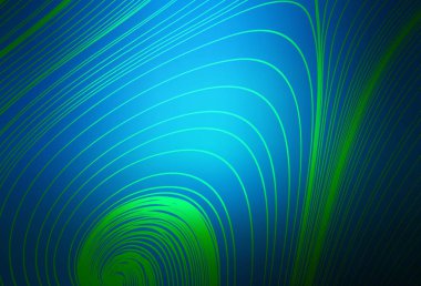 Koyu mavi vektör renkli arkaplan. Görüntü stili ve gradyanı olan yeni renkli çizimler. Tasarımlar için arka plan.