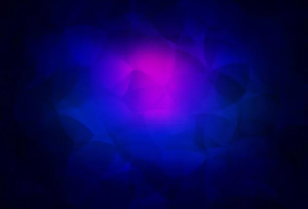 Rosa Oscuro Vector Azul Bajo Fondo Poli Ilustración Geométrica Creativa — Vector de stock