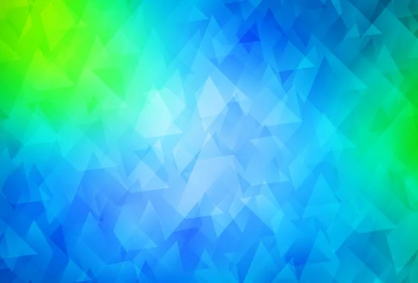 Azul Claro Textura Vectorial Verde Estilo Rectangular Gradiente Abstracto Ilustración — Vector de stock
