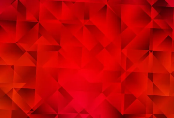 Modèle Polygonal Abstrait Vecteur Rouge Clair Illustration Géométrique Créative Style — Image vectorielle