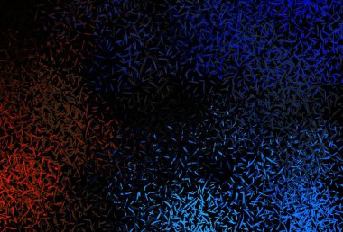 Koyu mavi, sarı vektör arkaplan ve düz çizgiler. Renkli çubuklarla, soyut çizimler. Reklam, kitapçıklar, broşürler için desen.