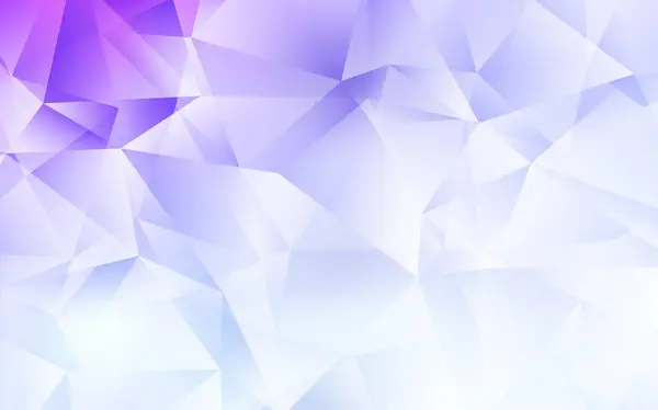 Luz Vector Púrpura Brillante Fondo Triangular Ilustración Geométrica Estilo Origami — Vector de stock