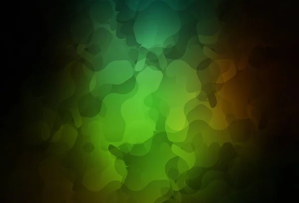 Темний Зелений Червона Векторна Текстура Абстрактними Формами Проста Кольорова Ілюстрація — стоковий вектор
