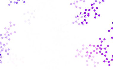 Yapay zeka kavramına sahip açık mor vektör dokusu. Parlak renkli bir illüstrasyon ve yapay zekanın gerçek yapısı. Siber yeniliklerin tasviri için tasarım.