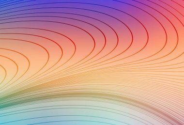 Açık Çoklu Renkli Vektör Arkaplanı Wry çizgileri ile. Eğimli çizgileri olan zarif parlak bir illüstrasyon. Fikirlerin için bir örnek..