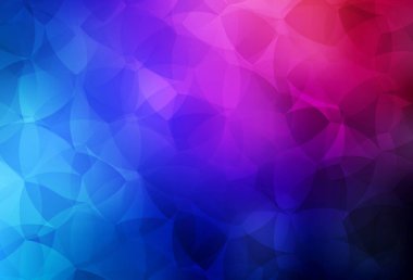 Koyu mavi, kırmızı vektör çokgen desen. Üçgenli modern soyut çizim. Arkaplanlarınız için desenli desen.