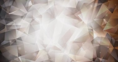 4K koyu kahverengi çokgen video örneği döngüsü.