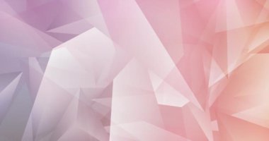 4K açık pembe, çokgen malzemeli sarı video.