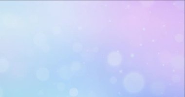 4K açık pembe, mavi animasyon video kutlama tarzı.