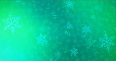 Noel tarzında 4K döngü açık yeşil animasyon.