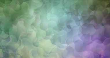 Açık pembe 4K döngü, kıvrımlı yeşil görüntü.