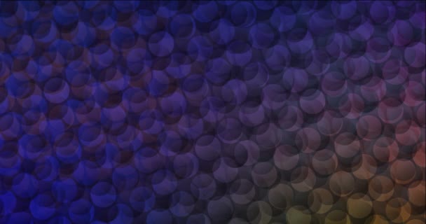 4Kループダークブルー,円と黄色のビデオ映像. — ストック動画