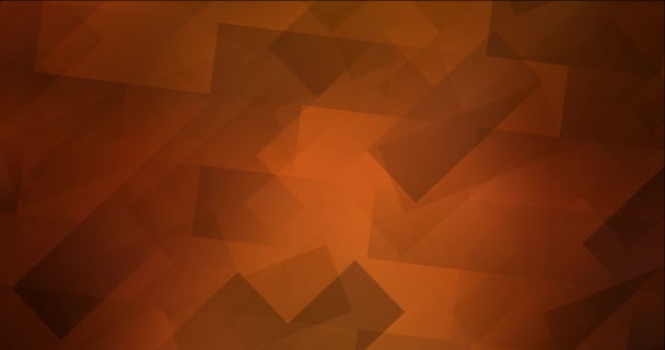 4K bucle naranja oscuro que fluye vídeo con rectángulos. — Vídeos de Stock