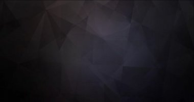 4K koyu gri çokgen akış videosu döngüsü.