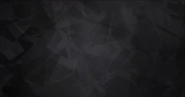 4K koyu gri çokgen video örneği döngüsü.