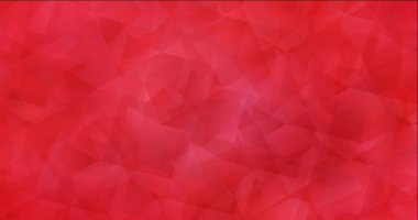 4K ışık kırmızı çokgen soyut animasyonu.
