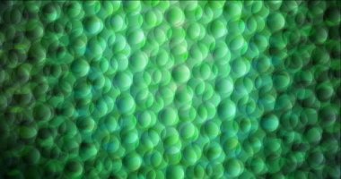 4K disklerle koyu yeşil görüntü döngüsü.