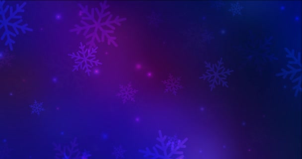 4K 메리 크리스마스 스타일의 짙은 핑크 색, 파란색 화면. — 비디오