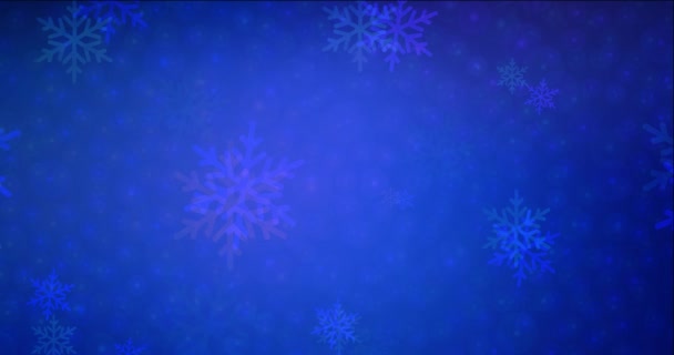 4K looping σκούρο μπλε ροή βίντεο σε στυλ Χριστούγεννα. — Αρχείο Βίντεο