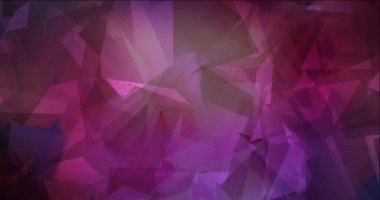 4K koyu pembe, sarı çokgen video görüntüleri.