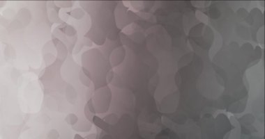 Rastgele biçimlerle açık gri animasyon 4K döngüsü.