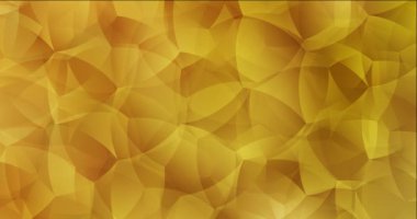 Rastgele biçimlerle koyu sarı animasyon 4K döngüsü.