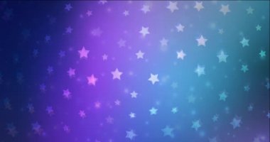 4K koyu pembe, mavi video görüntüleri Yeni Yıl tarzında.