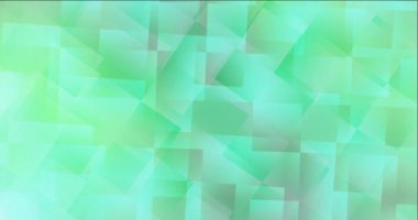 4K açık yeşil eşkenar dörtgenli soyut animasyon.