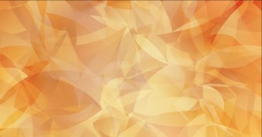 Açık turuncu video örneği soyut formlarla 4K döngüsü.