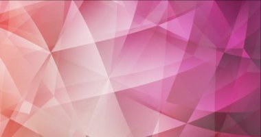 Açık pembe çokgen video görüntüsü 4K döngüsü.