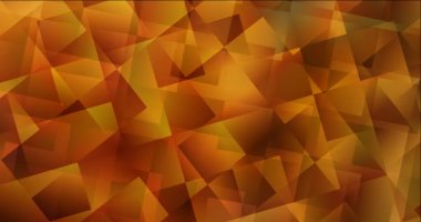 4K eşkenar dörtgen ile koyu turuncu soyut animasyon döngüsü.