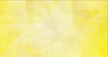 4K döngü açık sarı çokgen akış videosu.