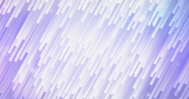 Échantillon vidéo violet clair en boucle 4K avec lignes colorées. — Video