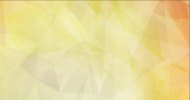 4K açık kırmızı, sarı çokgen akış videosu.