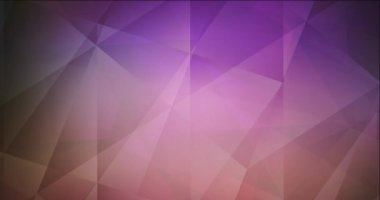 4K koyu pembe, yeşil çokgen soyut animasyon.