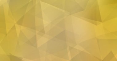 4K döngü açık sarı çokgen akış videosu.